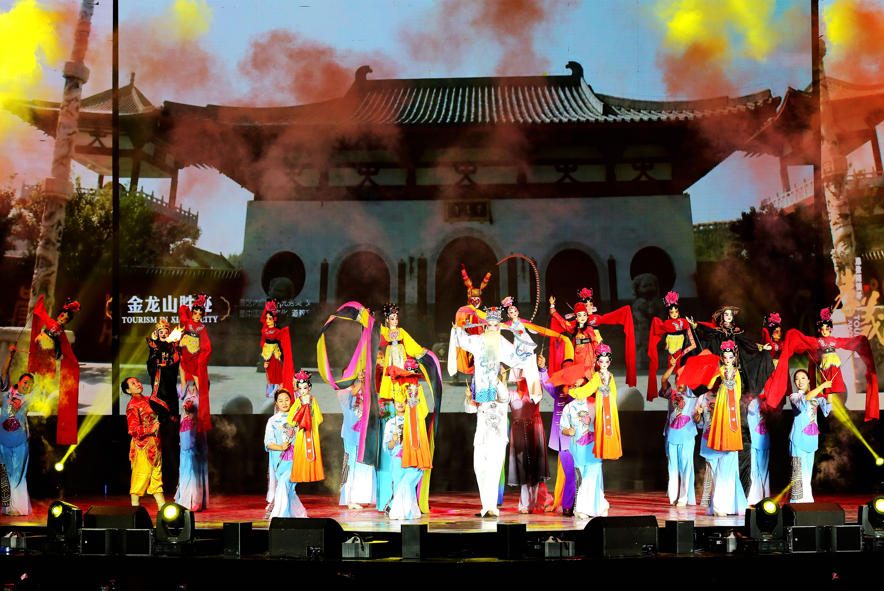 精彩的孝义木偶戏